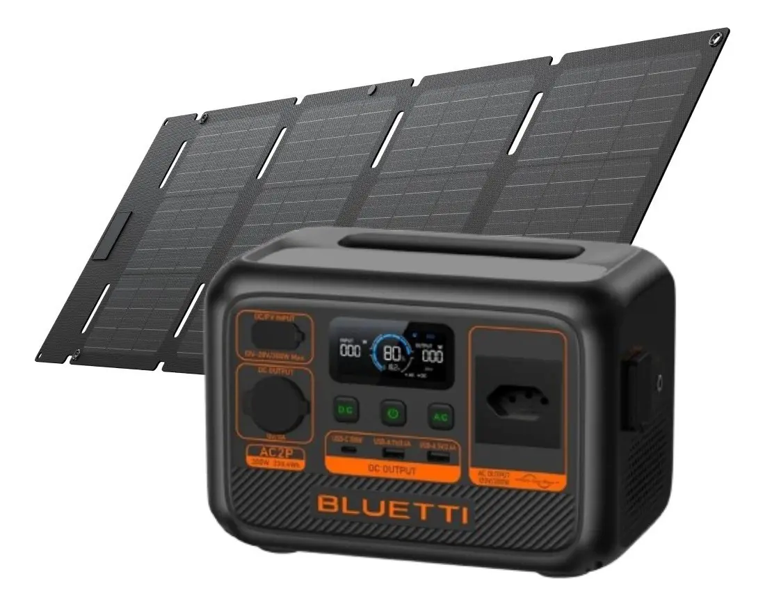 Kit Gerador De Energia Portátil 600w Bluetti + Painel 60w