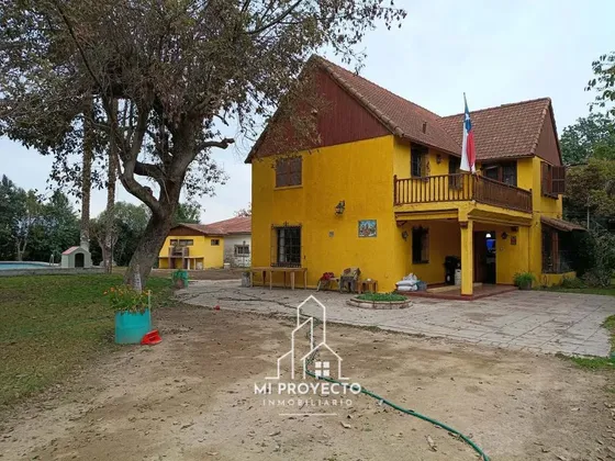 Arriendo Casa En Parcela Uso Habit. Con 3 Bodegas Uso Comerc