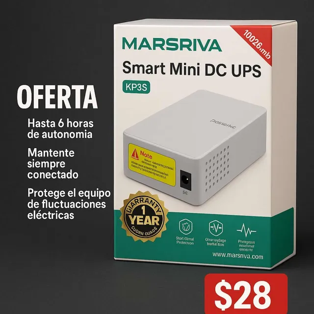 Mini Ups 6 Horas De Autonomía...
