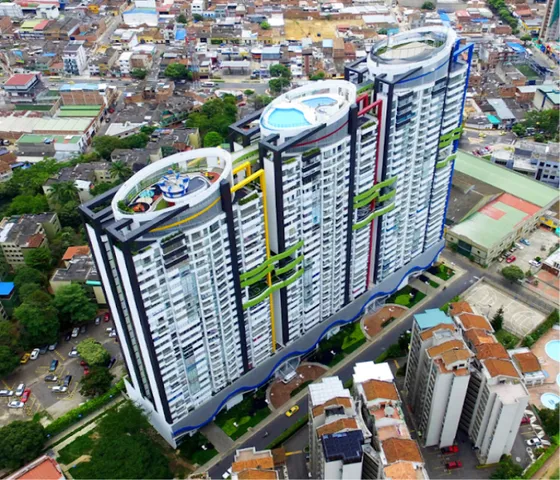 Oasis De Mardel Apartamento Duplex En Venta 3 Habitaciones Piso 13-14 113m2 Bucaramanga, Santander At1234