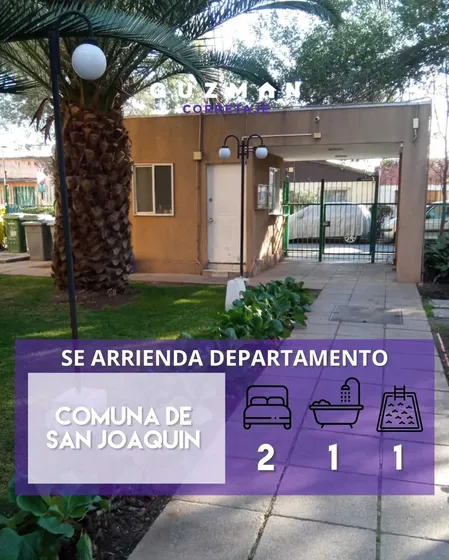 Depto | 2d + 1b | San Joaquín (174151)