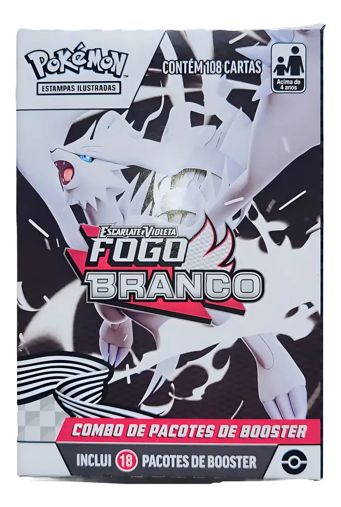 Pack Booster Fogo Branco