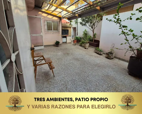 Ph 3 Ambientes Al Frente , Sin Expensas, Con Patio Y Parrilla.