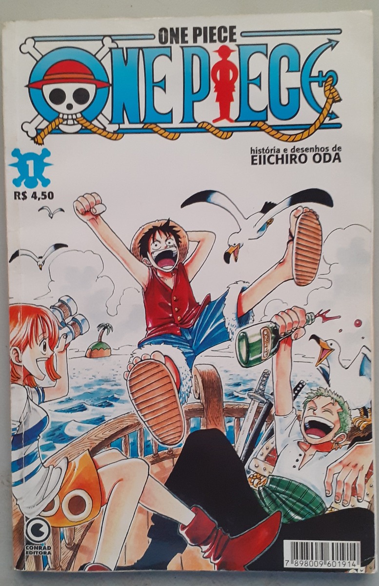 Manga One Piece Volume 1 Da Conrad - Ótimo Estado | Mercado Livre