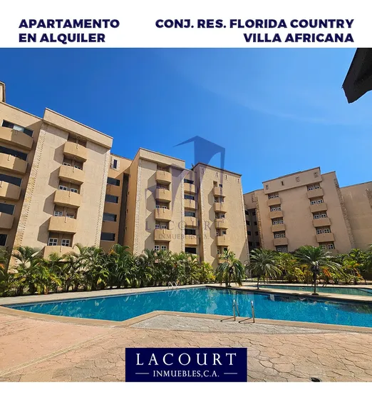 En Alquiler Apartamento Totalmente Amoblado En Conj. Resd. Florida Contry - Urb. Villa Africana - Puerto Ordaz 