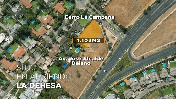 Terreno Construcción De 1.103m2 En Arriendo En La Dehesa