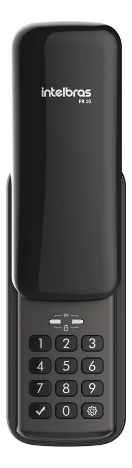 Fechadura Digital de Sobrepor com Senha FR 10 Preto Intelbras