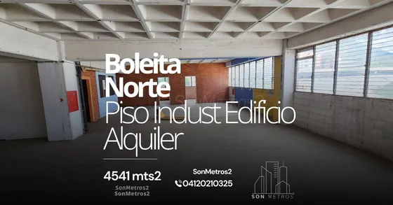 Edificio Deposito Oficina Industrial Alquiler Boleita Norte 4541 Mts2 Sonmetros2