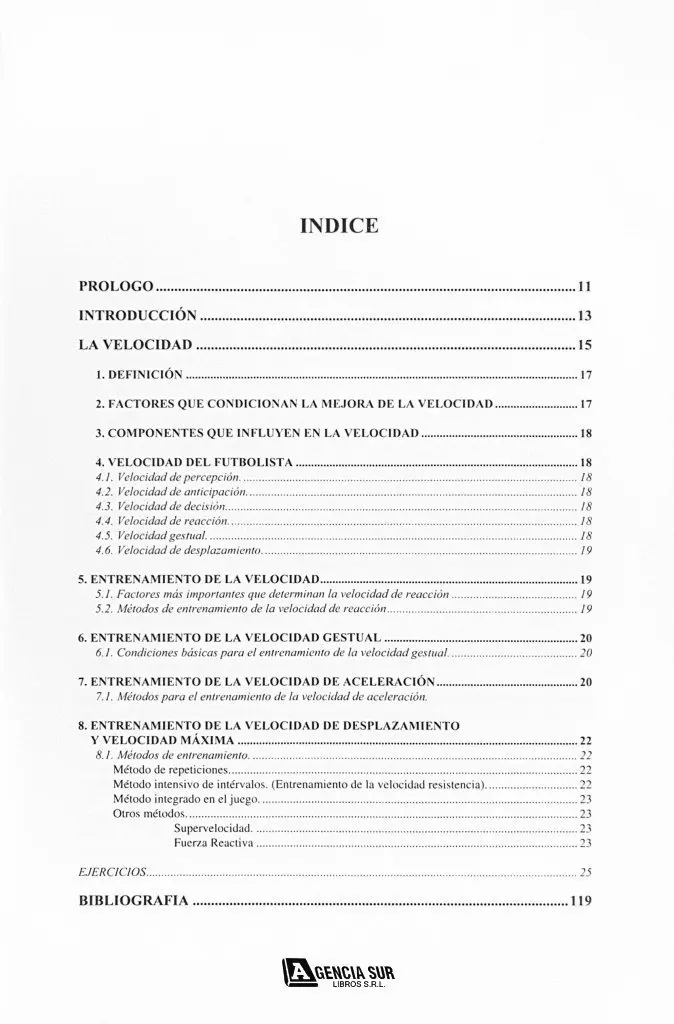 Manuales del Entrenador de FÚTBOL, VELOCIDAD