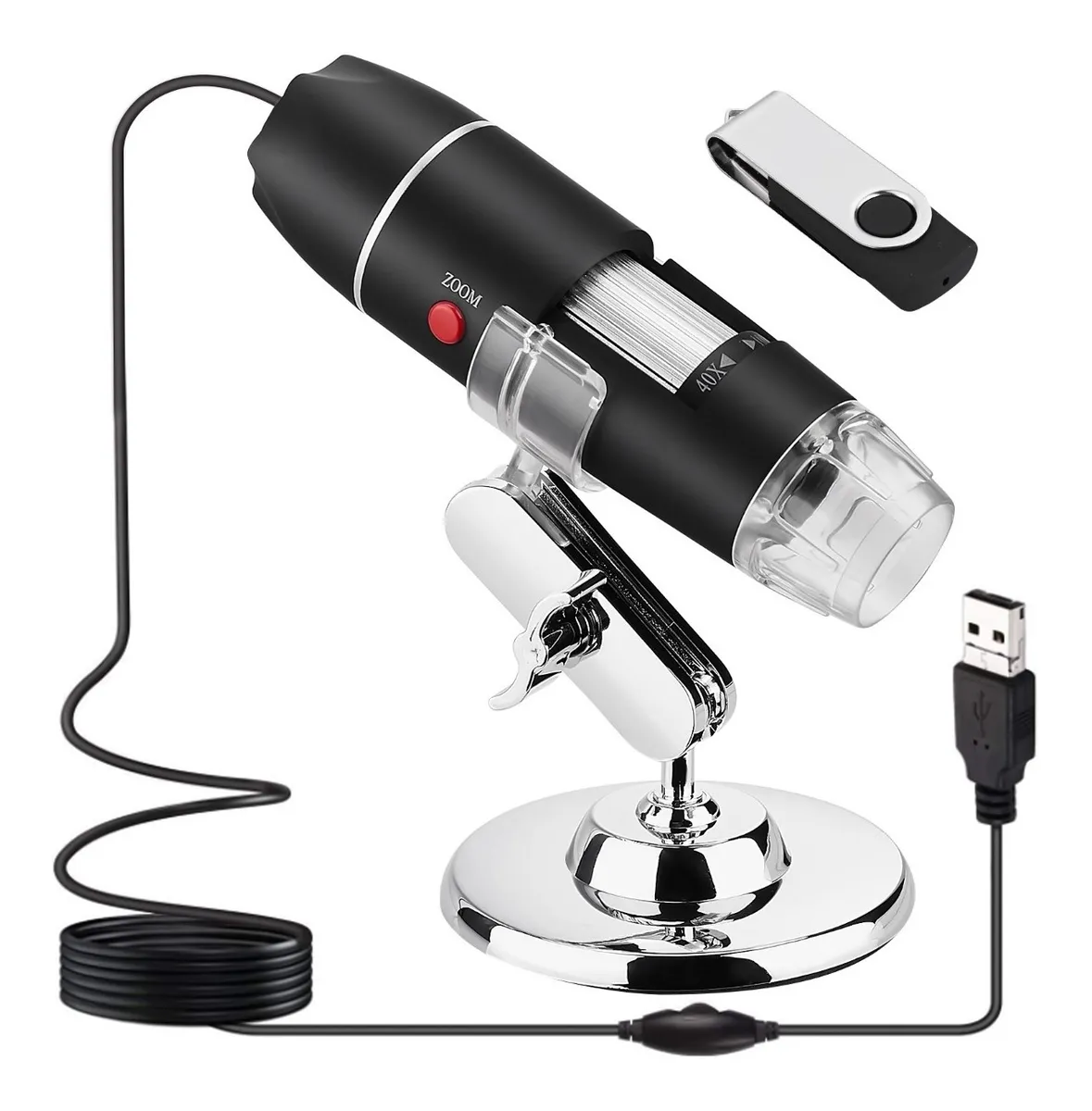Mini Microscopio Digital Usb Led 1000x Zoom
