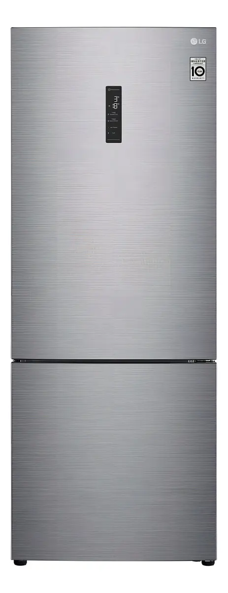 Geladeira Smart LG Frost Free Inverter 451L Inverse Inox - 220V