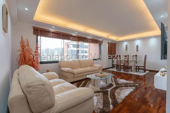 Apartamento En Alquiler En El Rosal Con Preciosa Vista Panorámica