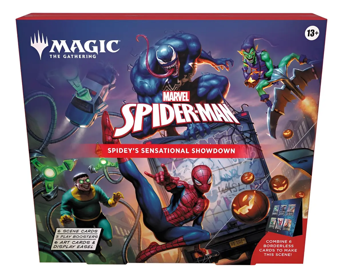 Pack com 3 Decks Magic The Gathering do Homem-Aranha com Cards Metalizados