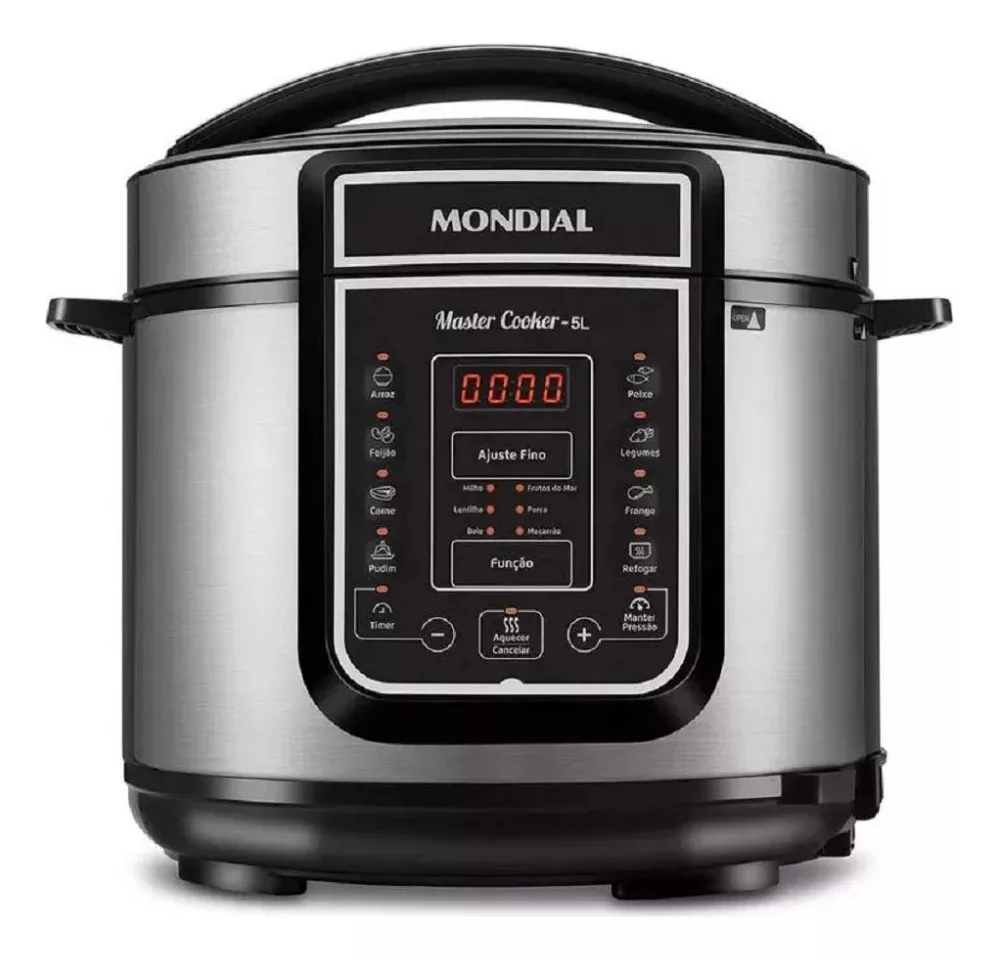 Panela de Pressão Elétrica Mondial Digital Master Cooker 5 Litros