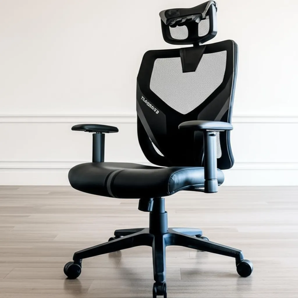 Cadeira Ergonômica Gamer E Para Escritório ThunderX3 Yama1 Preta Com Tela Mesh