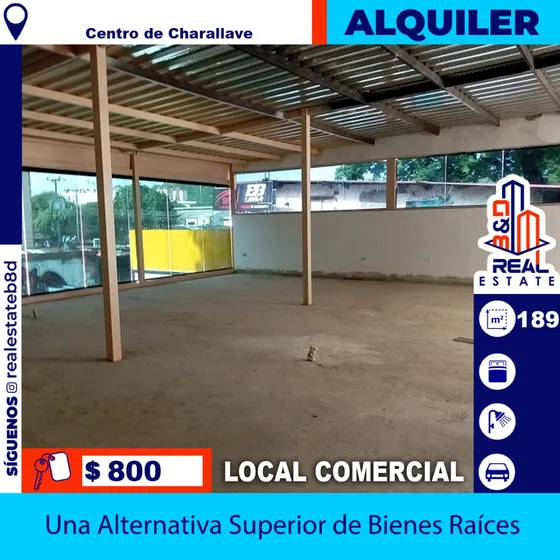 Local En Alquiler   Casco Central/ Charallave.  