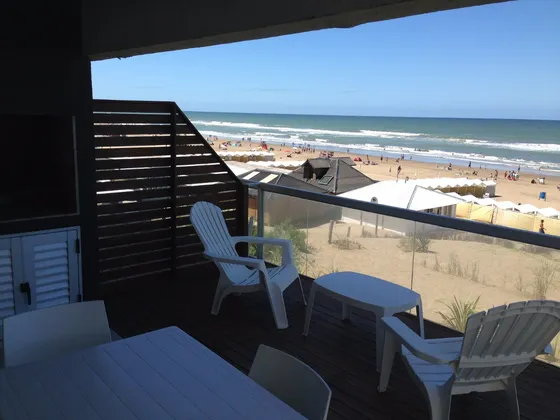 Alquilo Departamento Frente Al Mar Sobre La Playa Pinamar