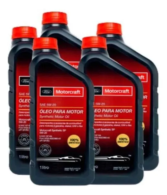 Kit 5 Litros Óleo 5W20 Motorcraft Ford