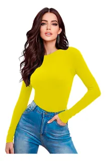 Blusas amarillas mujer sale