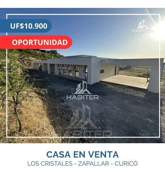 Venta Casa Nueva 4d4b En Condominio Zapallar Curico (39392)