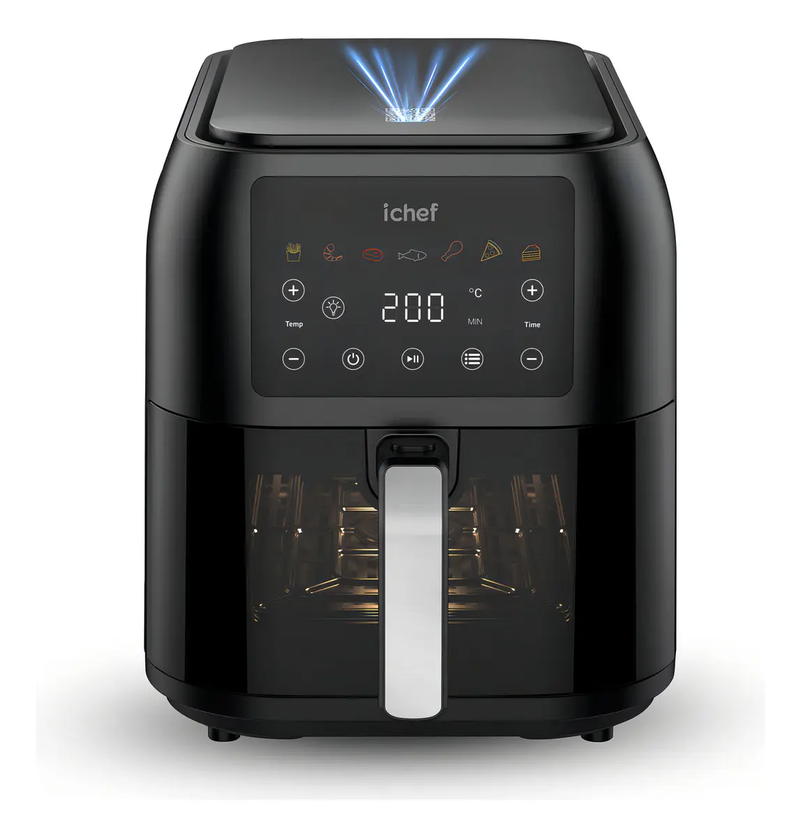 Fritadeira Elétrica Airfryer Max Space 8l Preto