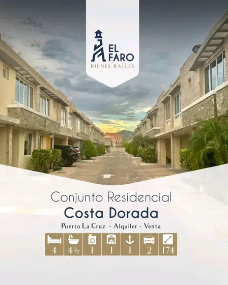 El Faro Bienes Raíces Ofrece En Venta Propiedad Ubicada En El Conjunto Residencial Costa Dorada, Complejo Turístico El Morro. Puerto La Cruz, Edo Anzoátegui