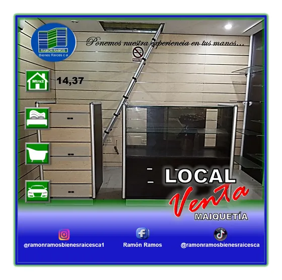 En Venta Local Comercial Con Mobiliario.