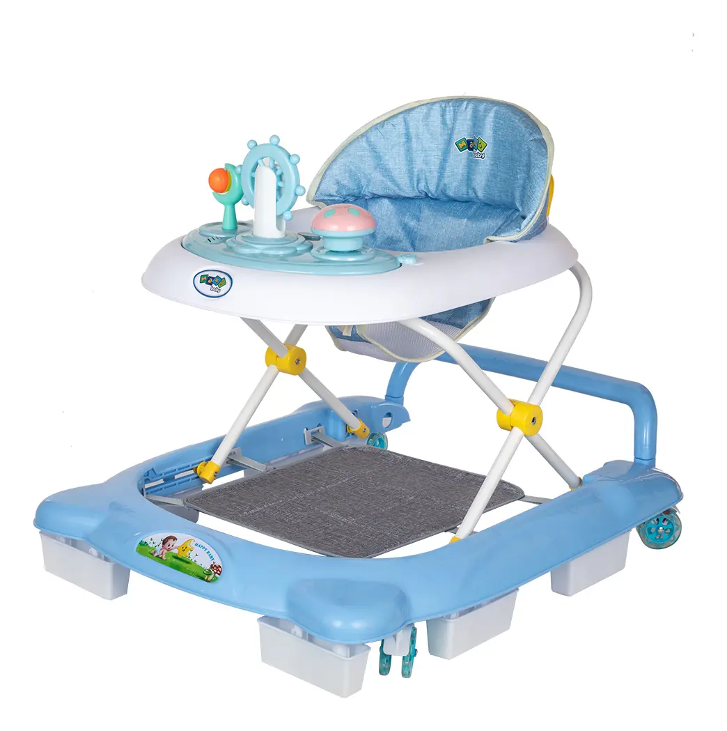 Andador Infantil Musical Para Bebê La Bamba Azul - Maxi Baby