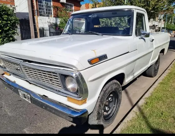 Ford F-100 Punta Diamante Motor 188 Con 2 Tubos Gnc Grande Bajo Chasis