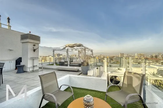 Penthouse Con Rooftop Espectacular 2 Dormitorios Providencia
