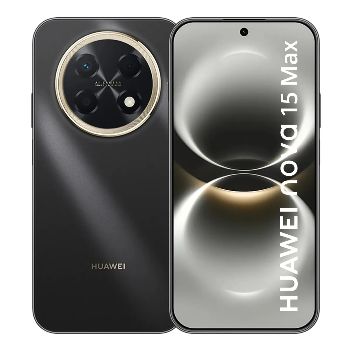 Smartphone Huawei Nova 15 Max 8gb+256gb Câmera Ryyb Ultra Nítida De 50 Mp Corpo Extra Durável Super Bateria De 8.500 Mah Tela Oled Vívida De 6,84 Botão X Preto