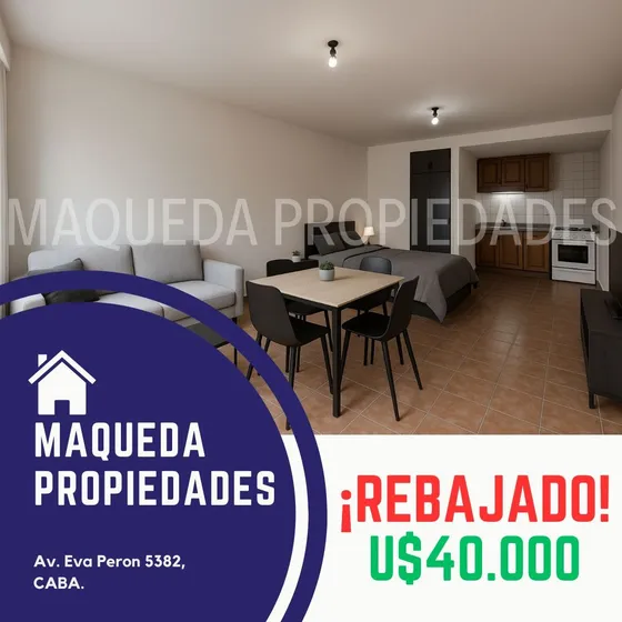 Monoambiente Al Frente En Planta Baja ¡ Gran Oportunidad !