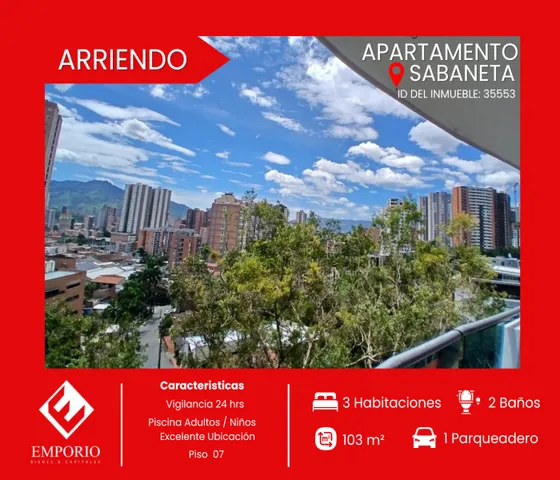 Arriendo Apartamento En Sabaneta