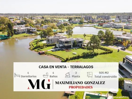 Casa En Venta, 6 Ambientes - Terralagos, Canning