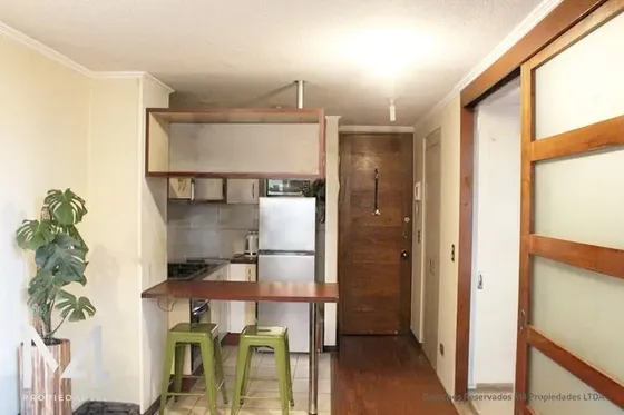 Departamento En Venta De 1 Dorm. En Santiago