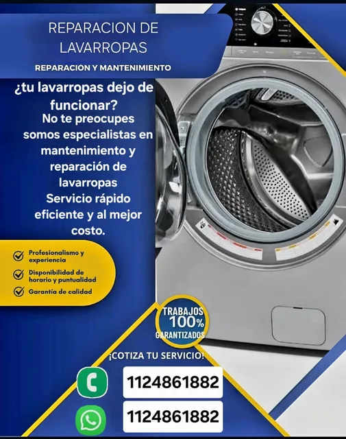 Servicio Técnico De Lavarropas Zona Sur, Caba Y Zona Norte