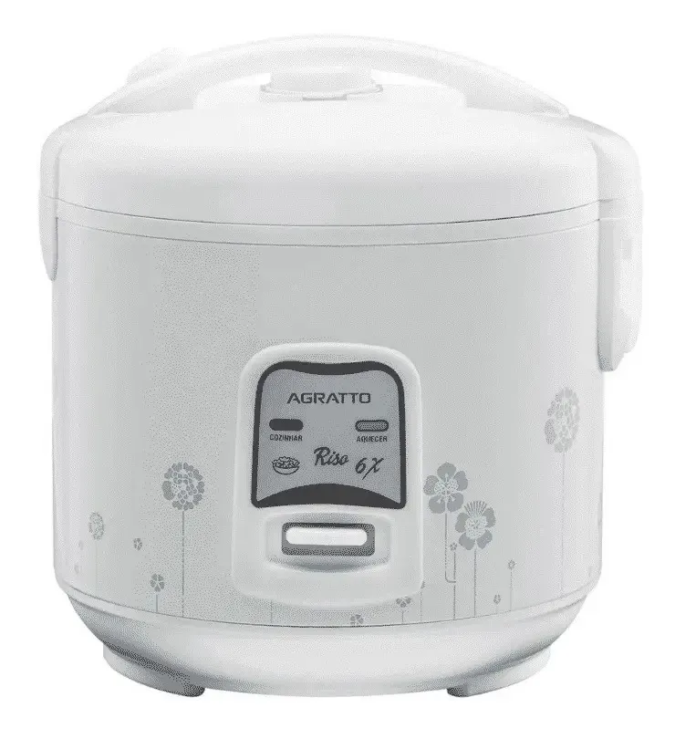 Panela Elétrica De Arroz Riso Pa6x Agratto Cor Branco Frequência 60 Hz