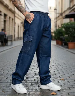 Cargo Masculino CalÃ§a Bolso Lateral Bolso Lateral CalÃ§a Street Masculina Calça Cargo Masculina Calca Com Bolso  Lateral CALÇA CARGO