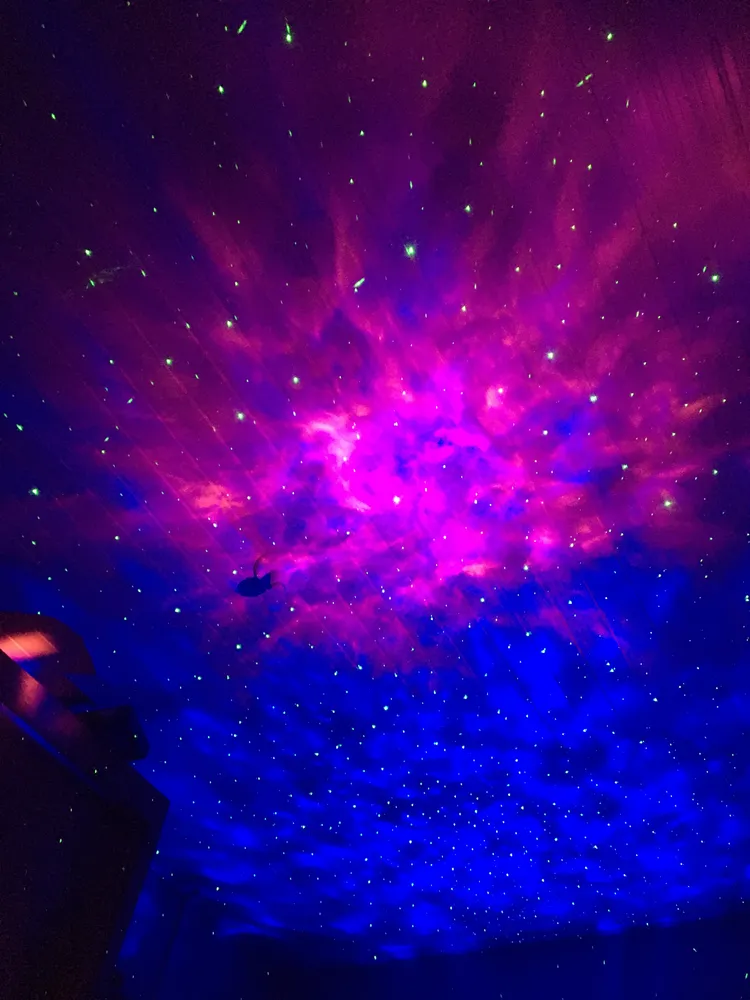 4you Luminária 14U-MIX-0118 Projetor Estrelas Galaxia Cor da