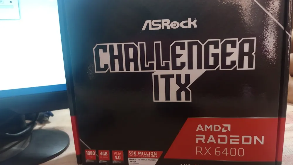 Placa de Vídeo ASRock Radeon RX 6400 4GB GDDR6 8K HDMI DP | Frete