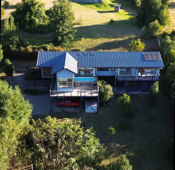 Pucon Casa Vista Al Lago  Los Riscos Amoblada Vende Dueña