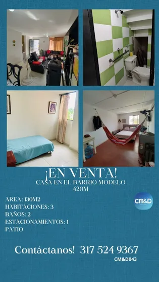 En Venta Casa En Barrio Modelo
