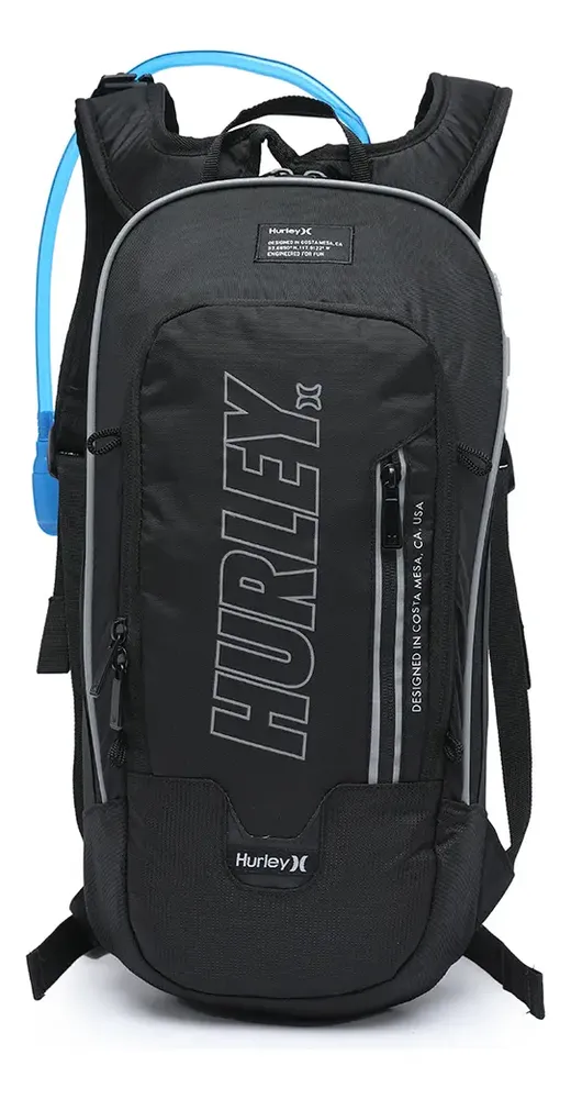 Hurley Mochila De Hidratação Esportiva 8L Cor Preto Reforçada