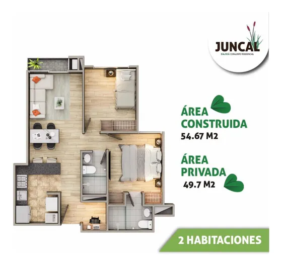 Apartamento Nuevo En Cajica, Condominio El Juncal.