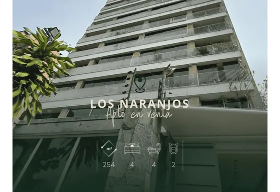 Los Naranjos -el Hatillo. Venta Apartamento 254mt2 / 4h / 4b / 2e 