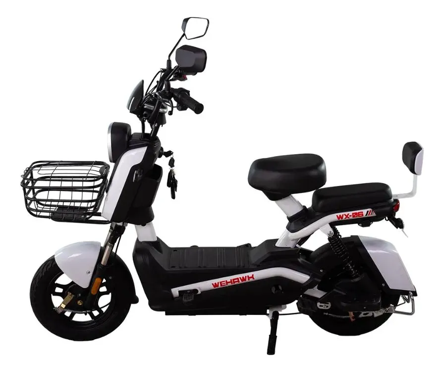 Bicicleta Eletrica 1000w Wx-06 Wehawk Bat Lítio 60v 20ah Branco
