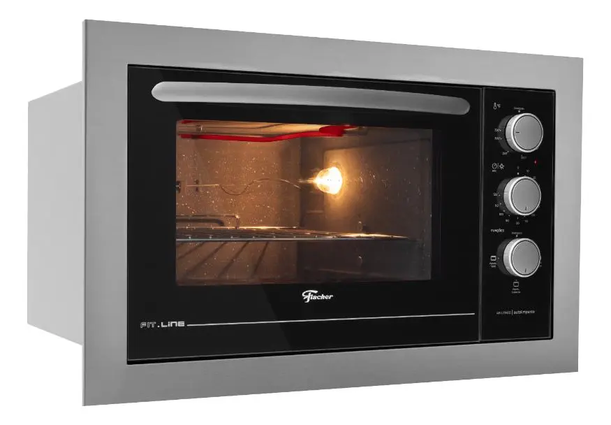 Forno Elétrico Fischer Fit Line Embutir 48l Inox