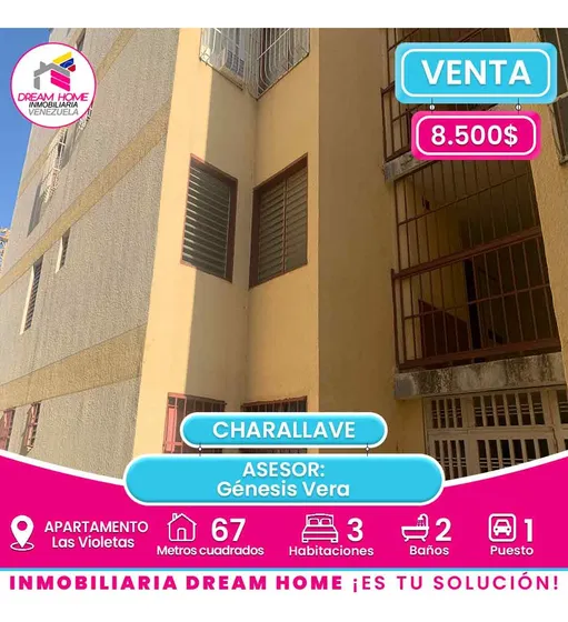Apartamento En Venta  Res. Las Violetas, Carretera Charallave-cúa