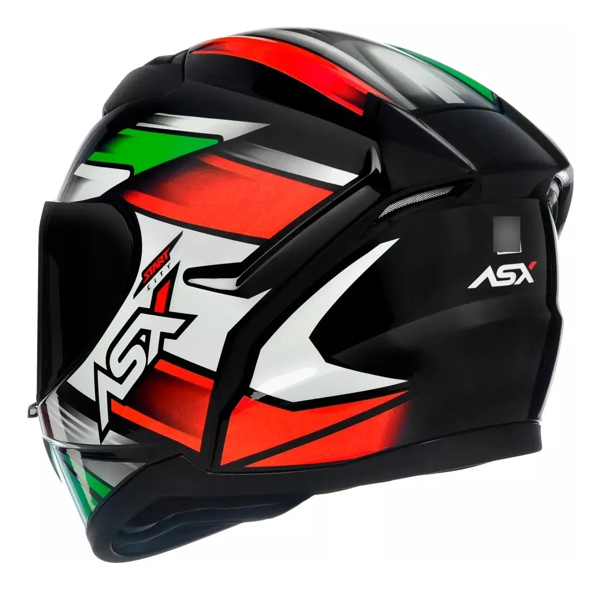 Capacete Para Moto Asx City Diversas Cores + Viseira Fumê — foto 3