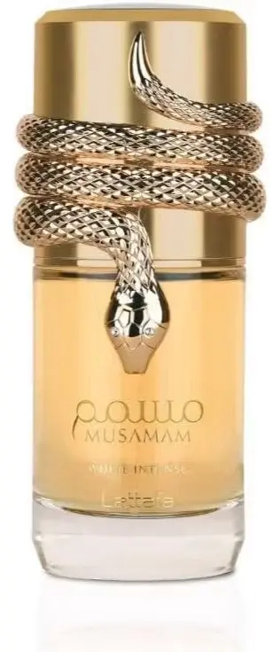 Lattafa Musamam White Intense — Eau de Parfum Feminino 100ml · Perfume florais de luxo